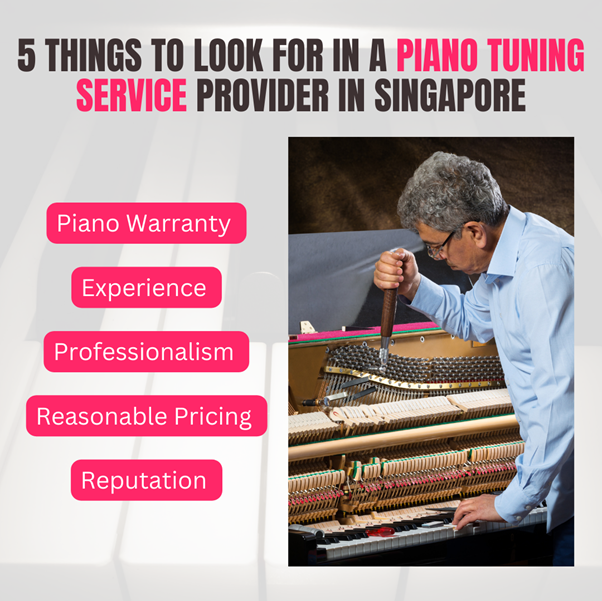 5 Things to Look for in a Piano Tuning Service Provider in Singapore